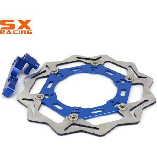 Motorcycle Front Floating Brake Disc And Bracket For YAMAHA YZ125 250 WR125 250 WRF250 400 426 450 YZF250 YZ250F 400F 426F 450F