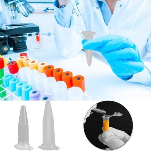 100pcs Plastic Sample Refillable Bottle Travel Dropper Container Test Tube Commonly Used in the Field of Chemistry Biology