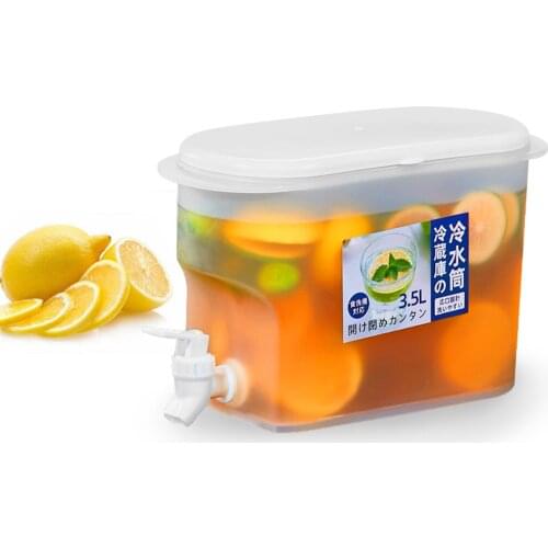 Drinkware Kettle Pot Drinking Fountain With Faucet Ryback Transparent Heat Without Base Refrigerated Lemon Juice Jugs