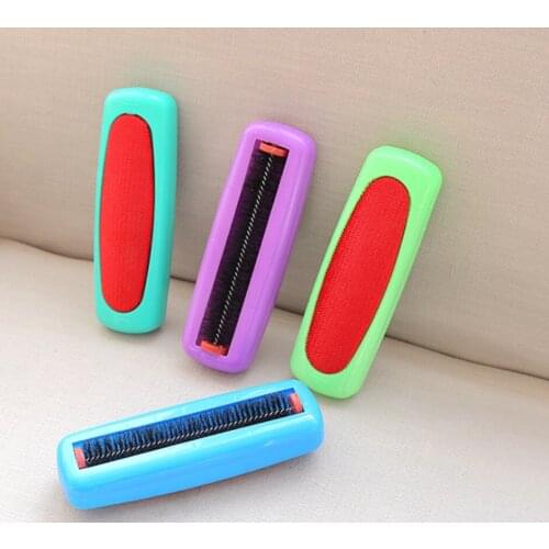 Carpet Dust Brush Plastic Table Crumb Sweeper Pet Hair Fluff Cleaner Sticky Picker Lint Roller Clothes Cleaning Brushes