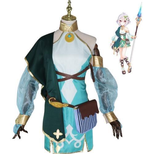 Princess Connect! Re:Dive Natsume Kokoro Cosplay Costume Fancy Dress Outfits Halloween Christmas Party Costumes Props Wig Shoes