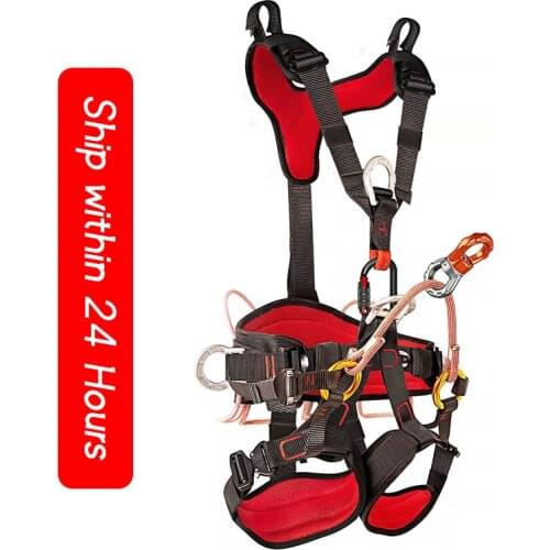 Full Body Harness Arborist Climbing Work Tree Care Fall Arrest Protection Equipment CE