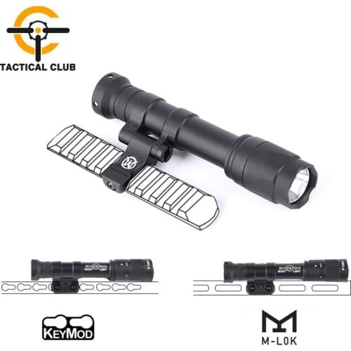 Airsoft Surefir M640B M640W M640C M640U M640V Scout light Tactical Flashlight Strobe Hunting WeaponLights Mlok Keymod 20Mm Rail