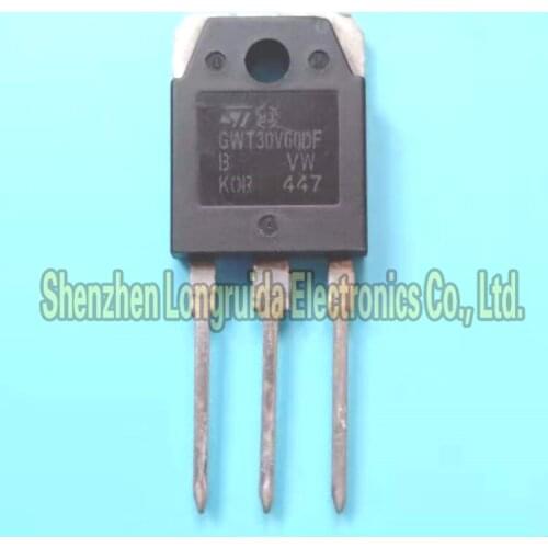 10PCS GWT30V60DF STGWT30V60DF TO-247 IGBT TRANSISTOR 30A 600V