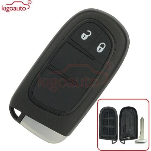 Kigoauto smart key case 2 button For Chrysler Dodge Jeep key cover