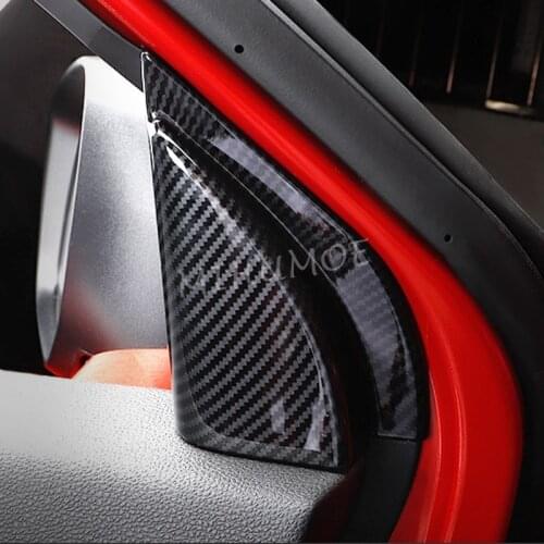 Interior A-Pillar Trims For Mitsubishi Eclipse Cross 2018 2019 2020 Carbon Fiber Accessories
