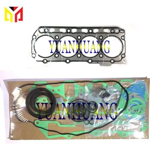 4TNV86 Engine Full Gasket Kit Overhual Set For Yanmar Excavator Tractor Diesel Cylinder Head