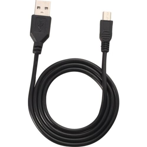 80cm USB 2.0 Male A to Mini B 5-pin Charging Cable For Digital Cameras Hot-swappable USB Data Charger Cable Black