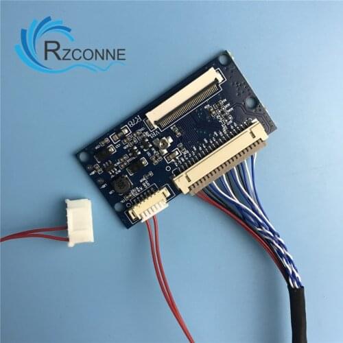 DF14 20Pin 1ch 8bits/6bits to 40P LVDS connector with cable for EJ070NA-01J EJ080NA-04B EJ080NA-04C EJ101NA-01 EJ070NA-01C