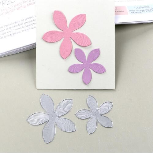 DUOFEN METAL CUTTING DIES textured flowers petals stencil DIY Scrapbook Paper Album 2019 new
