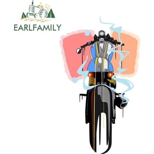 EARLFAMILY 13cm x 7.9cm for Motorcycle Car Sticker Auto Bumper Window Stickers Fashion Scratch-proof Vehicle Decoration