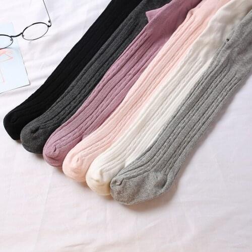 Kids Girls Tights Baby Stockings Autumn Baby Winter Warm Children Pantyhose Cotton Pants Candy Color Cute Girls Trouser Leggings