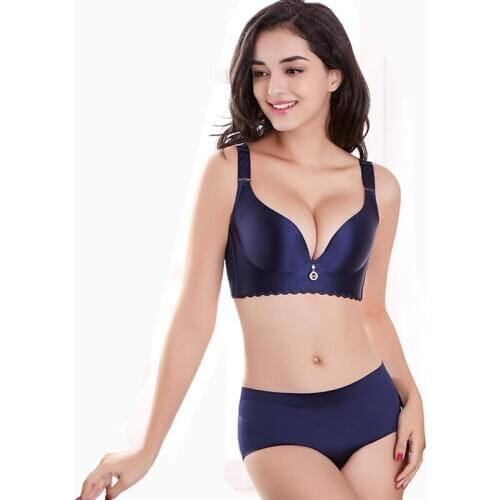 Plus Size Women Underwear Set Sexy Push Up Bra Set Intimates Lingerie Bra And Panties Female Ladies Women Lingerie Set Brassiere
