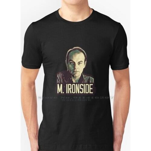Michael Ironside , International Badass Aka M. Ironside T Shirt 100% Pure Cotton Scanners Cinema Movies Ggtmc Criterion