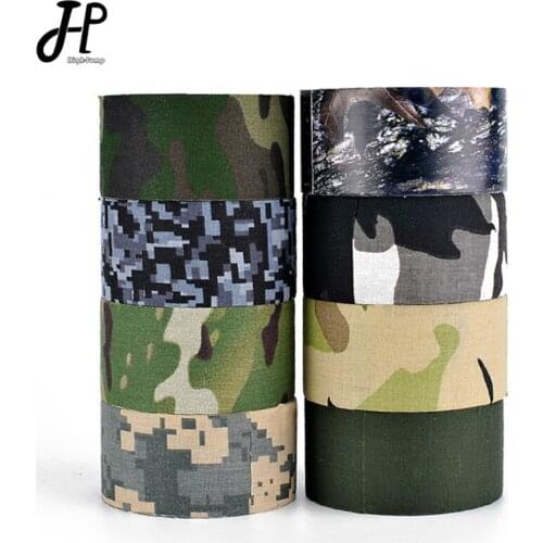 5cmx10m Multifunction Camo Tape Self-adhesive Camouflage Hunting Accessories Paintball Airsoft Waterproof Non-Slip Stealth Tape
