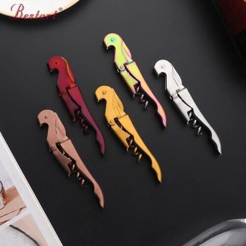 Multifunction Wine Cap Opener 5 Colors Stainless Steel Beer Lid Corkscrew Claw Professional Waiter Kitchen Bar Tools Accessories