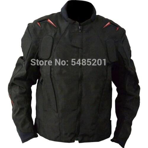 A Star Mens Textile Motorcycle Riding Jacket with Protectors with Cotton Lining