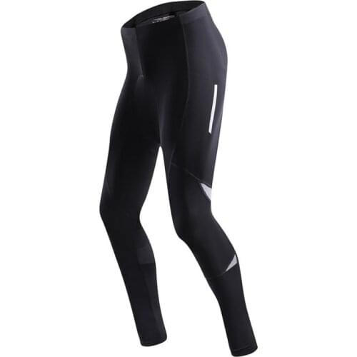 Mens Reflective Bicycle Pants Gel Padded Cycling Compression Tights Leggings Outdoor Riding Bike Pants