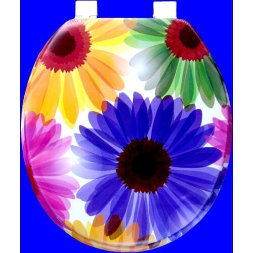 Toilet lid soft toilet seat 2020 new design high quality warm toilet seat cover set sea world sponge fashion 17" toilet seat