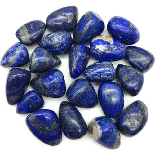 Natural lapis lazuli Crystal Tumbled stone gemstone Polished palm stone Random shape Reiki Healing
