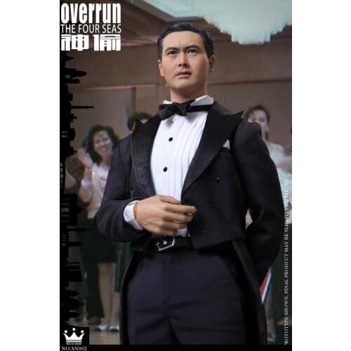 New Warrior Model SN002 1/6 Chow Yun Fat Fat Brother God of Gamblers Cross the world in stock