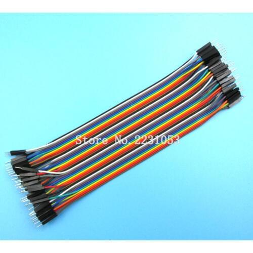 New 20cm 2.54mm 1pin 1p-1p 1p-1p male to male jumper wire Dupont cable