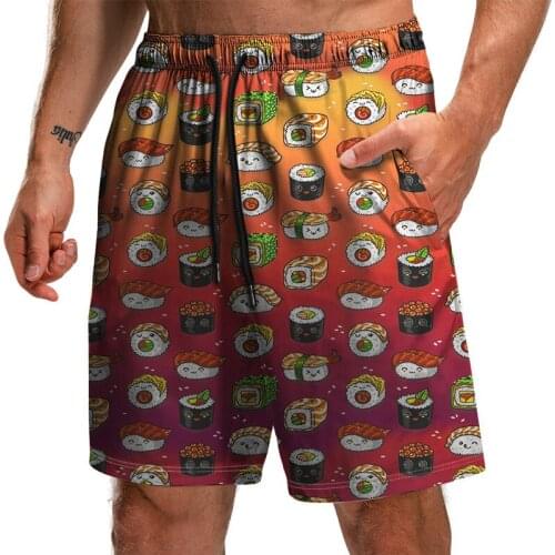 11 Styles 3D Digital Printing Beach Pants Summer Fast Dry Breathable Surf Shorts Mens Fun Trend Swimming Sports Casual Shorts