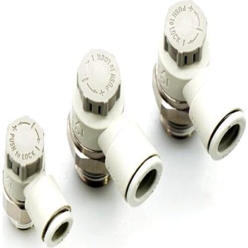 PU air pipe pneumatic joint speed control valve AS1201F-M5-04A throttle valve AS2201F-01-06SA for SMC