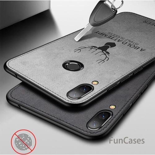 Luxury Phone Case For Huawei P Smart 2019 Mate20 P20 Lite Pro Honor 8X 8 9 lite 10 7A 7C Nova 3 3i Cloth Soft Cover Deer Shell