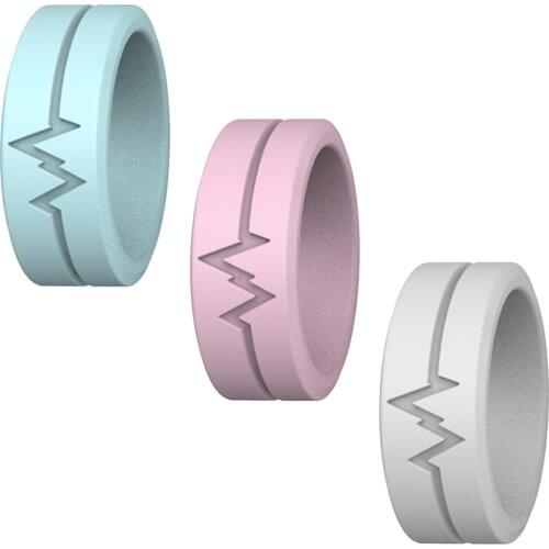 Outdoor Survival Glow Rings Silicone Night Glow Rings Night Self-luminous Emergency Light For Night Run Party Reflective Ring