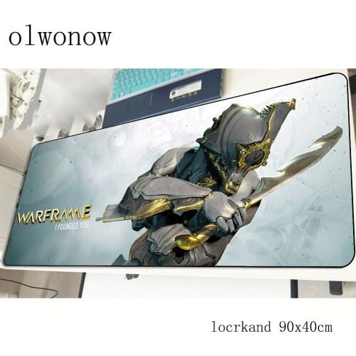 Warframe pad mouse computer gamer Boy Gift mouse pad 900x400x3mm padmouse wrist rest mousepad ergonomic gadget office desk mats