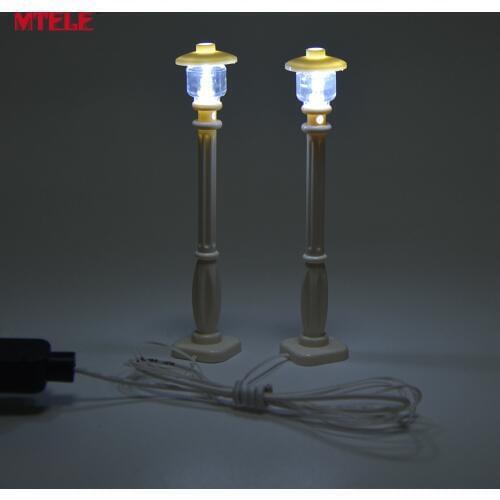 MTELE High Quality DIY Street Light Accessories For City Series Building Block Toy LED Lighting Kit With Usb
