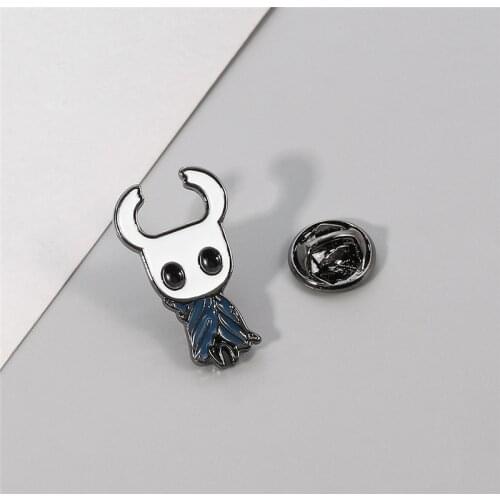 Cartoon Hollow Knight Enamel Pin Badge On Backpack Cute Brooch Pins For Clothes Broche For Women Girl Schoolbag Accessories