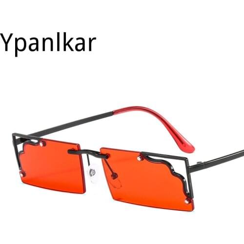 2021 High Quality Rectangle Sunglasses Women Vintage Square Sun Glasses For Woman With A Box Wave Sunglass Shades Gafas De Sol