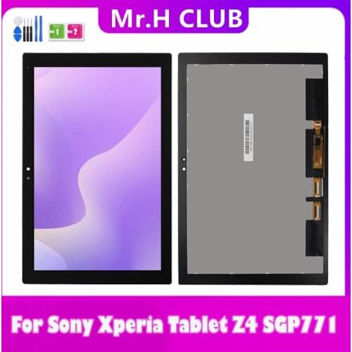 LCD Display For Sony Xperia Tablet Z4 SGP771 SGP712 LCD Touch Screen Digitizer Front inner Glass Assembly For Sony Tablet Z4