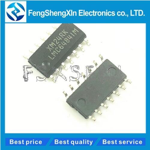 10pcs/lot LMC6484IM LMC6484 LMC6484AIM LMC6484AIMX SOP-14 CMOS Operational Amplifier IC