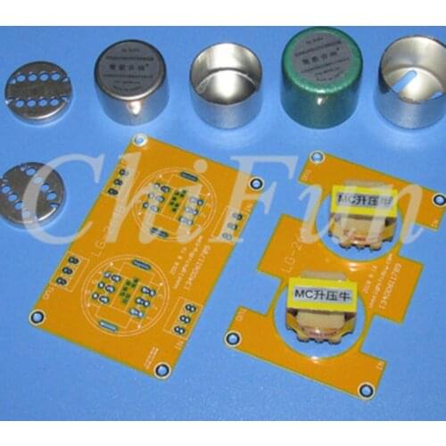 10Ω: 2K8 Permalloy MC phono transformer LP vinyl MC phono boost transformer three-layer shield