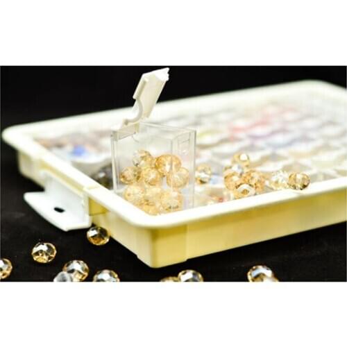 42/50/78 pcs Diamond Painting Cross Stitch Tool Beads Container Diamond Embroidery Storage Accessory Mosaic Convenience Box