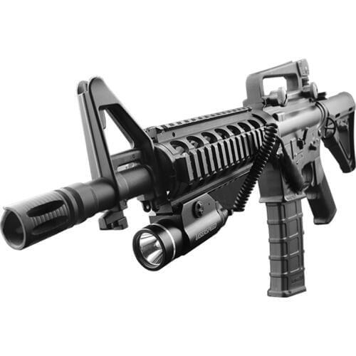 450 Lumens Tactical LED Flash Light with Picatinny Rail Mounted Fits for Airsofts Handguns and Rifles for Outdoor Sports (Ring)