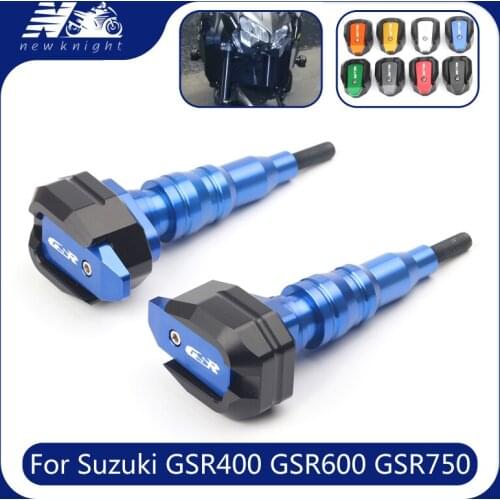 Motorcycle CNC Aluminum Falling Protection Frame Slider Fairing Guard Anti Crash Pad Protector For Suzuki GSR400 GSR600 GSR750