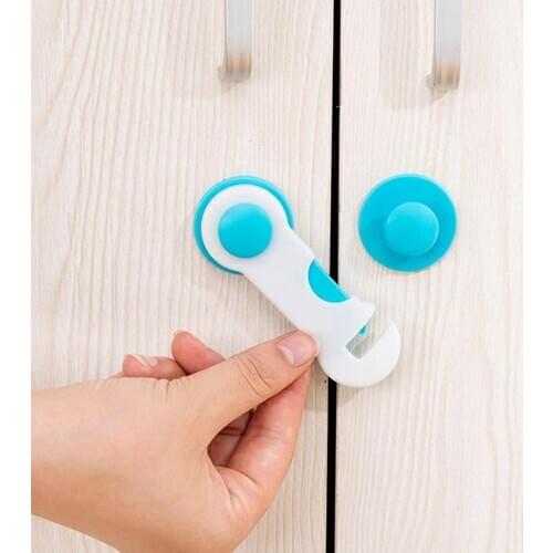 Safety lock baby child safety care plastic lock with baby baby protection drawer door cabinet cupboard toilet