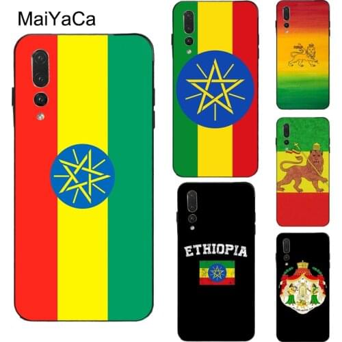 MaiYaCa Ethiopia Flag Case For Huawei Honor 20 7A Pro 10i 8X 9X 9 10 Lite 7C 8A 8C 8S Y9 Y6 Y7 2019 Nova 5T
