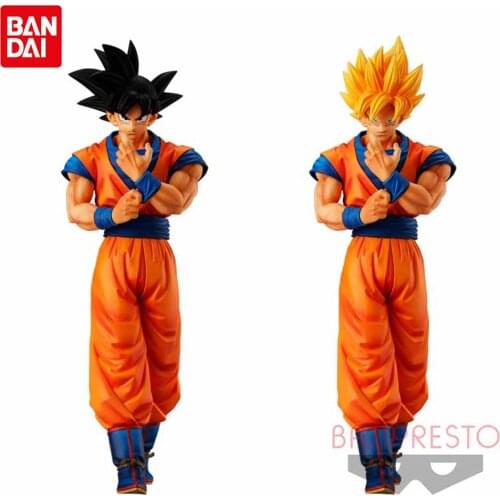 Bandai Hobby Dragon Ball Z SOLID EDGE WORKS Come Out 23cm Super Saiyan Goku Action Anime Figure Toys for Boys