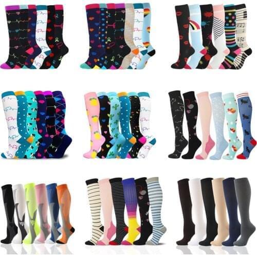 Compression Stockings Varicose Veins Socks Dropship Outdoor Sport Men Women Compression Socks For Anti Fatigue Pain Relief Knee