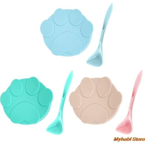 3 in 1 Pet Food Can Cover Reusable Silicone Dogs Cats Canned Storage Tin Cap Lid Sealing Cover for 65mm/73mm/89mm Pet Supplies