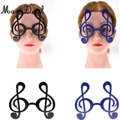 MagiDeal Musical Notation Music Symbol Sign Glasses Eyewear Wedding Night Party Costume Fancy Dress Photo Prop