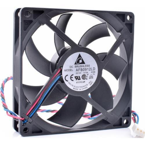 Original AFB0912LD 9cm 9020 92x92x20mm 12V 0.12A chassis power supply quiet cooling fan