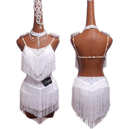 Selling Latin Dresses For Women Latin Dance Skirt Tango Salsa Gogo Dance Costume Party Dancer Singer Fringe Tassel Red Dress BL1