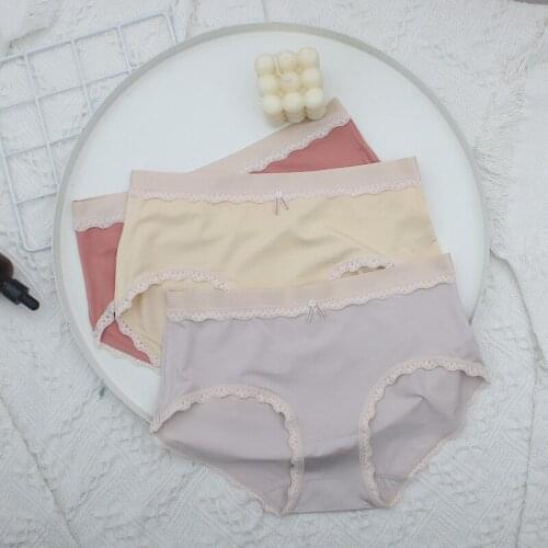 Silk Bodysuit Underwear For Women Sexy Lingerie Seamless Transparent Corset Lace Panties Bow Cotton Solid Color Briefts Ouverte