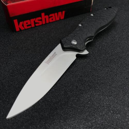 Kershaw Oso Sweet (1830) Folding Knife, Satin Handled 3.1-in 8Cr13MoV Stainless Steel Blade, Glass Filled Nylon Handle,SpeedSafe